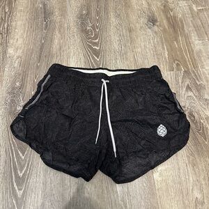 Stio Black and Grey Women's Athletic Shorts